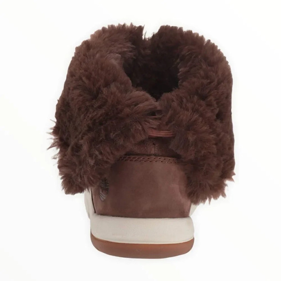 TIMBERLAND | Brown | Tracks Faux Shearling Bootie Fashion Boot - Picture 4 of 15